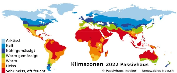 Klimazonenkarte